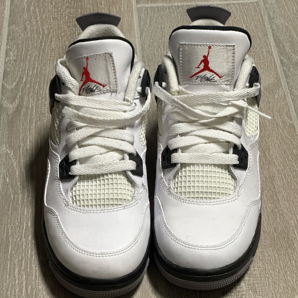 Air Jordan youth 6.5 retro 4 military black